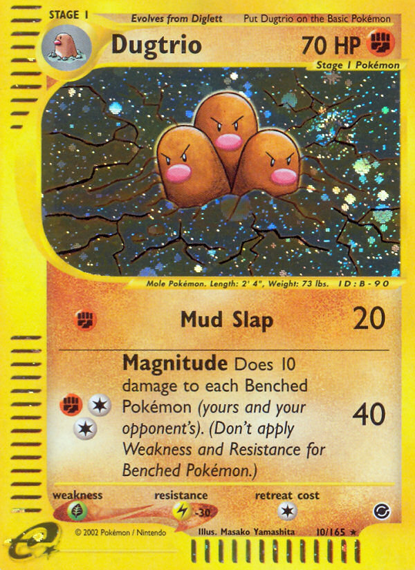 Dugtrio (10/165) [Expedition: Base Set] | RetroPlay Games