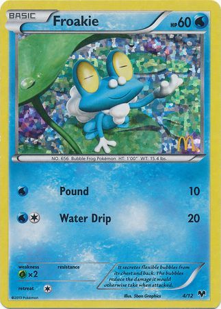 Froakie (4/12) [McDonald's Promos: 2014 Collection] | RetroPlay Games