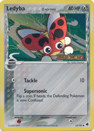 Ledyba (53/101) (Delta Species) (Stamped) [EX: Dragon Frontiers] | RetroPlay Games