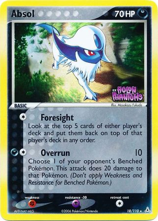 Absol (18/110) (Stamped) [EX: Holon Phantoms] | RetroPlay Games