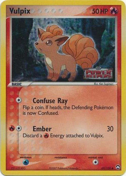 Vulpix (69/108) (Stamped) [EX: Power Keepers] | RetroPlay Games