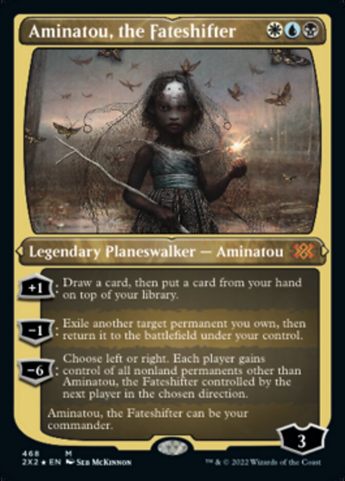 Aminatou, the Fateshifter (Foil Etched) [Double Masters 2022] | RetroPlay Games