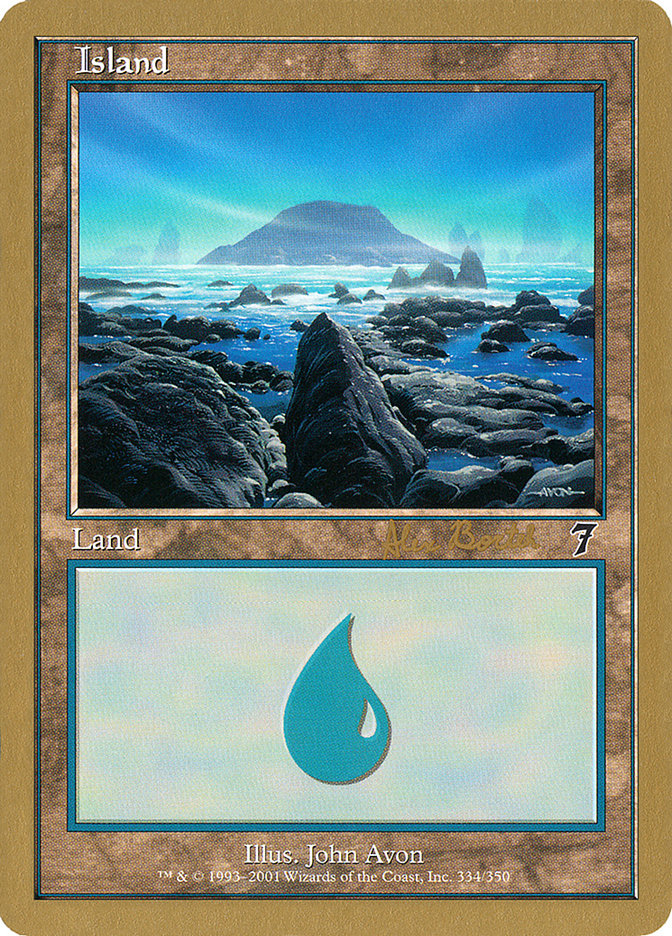 Island (ab334) (Alex Borteh) [World Championship Decks 2001] | RetroPlay Games