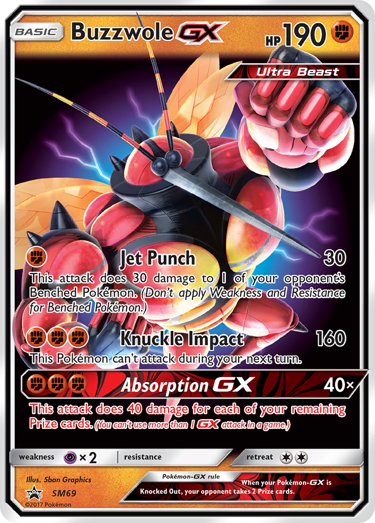 Buzzwole GX (SM69) [Sun & Moon: Black Star Promos] | RetroPlay Games