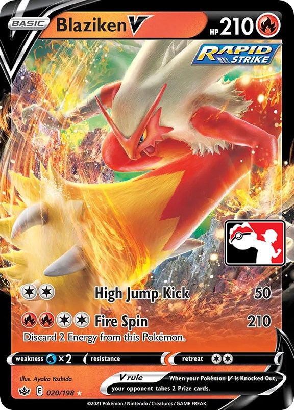 Blaziken V (020/198) [Prize Pack Series One] | RetroPlay Games