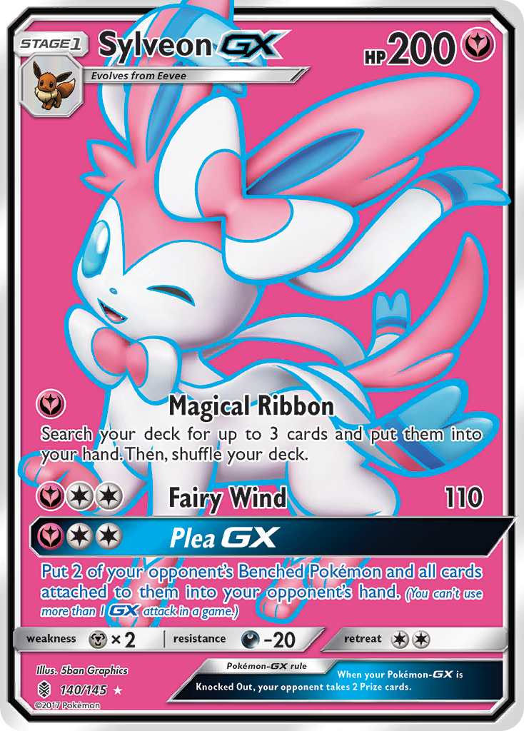 Sylveon GX (140/145) [Sun & Moon: Guardians Rising] | RetroPlay Games