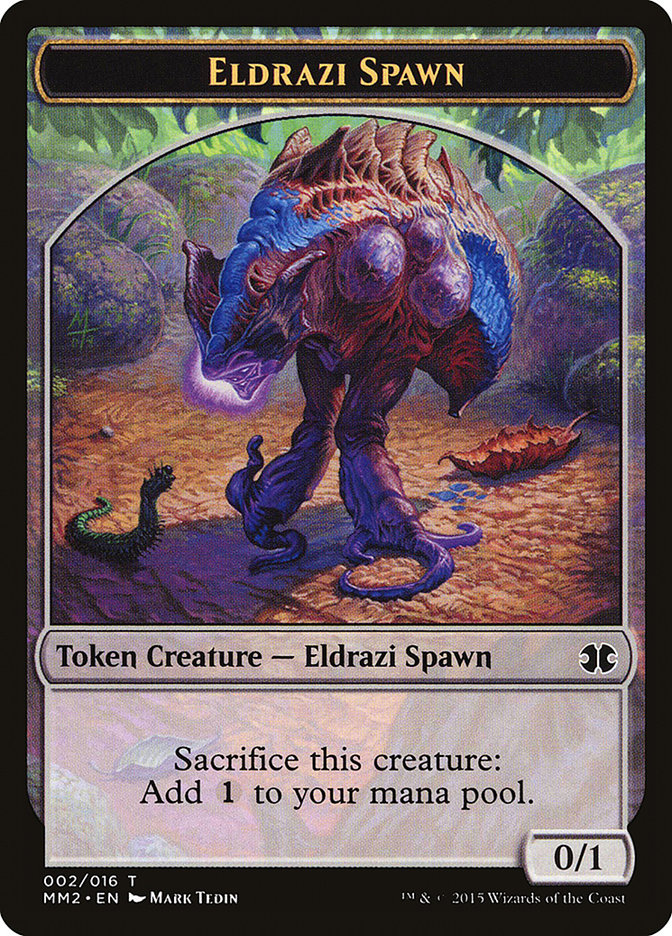 Eldrazi Spawn (002/016) [Modern Masters 2015 Tokens] | RetroPlay Games