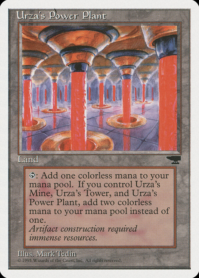 Urza's Power Plant (Red Columns) [Chronicles] | RetroPlay Games