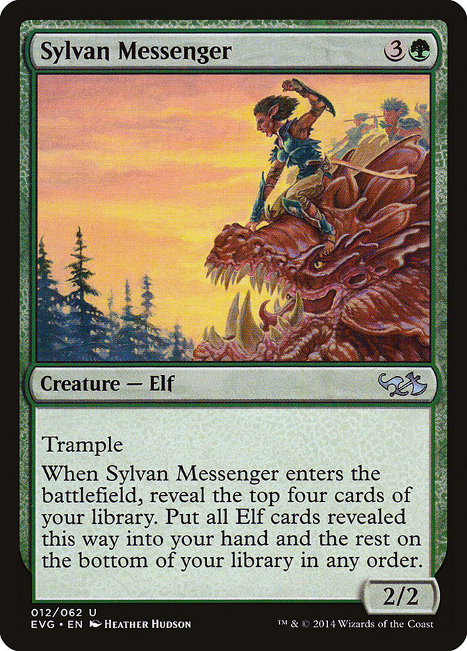 Sylvan Messenger (Elves vs. Goblins) [Duel Decks Anthology] | RetroPlay Games