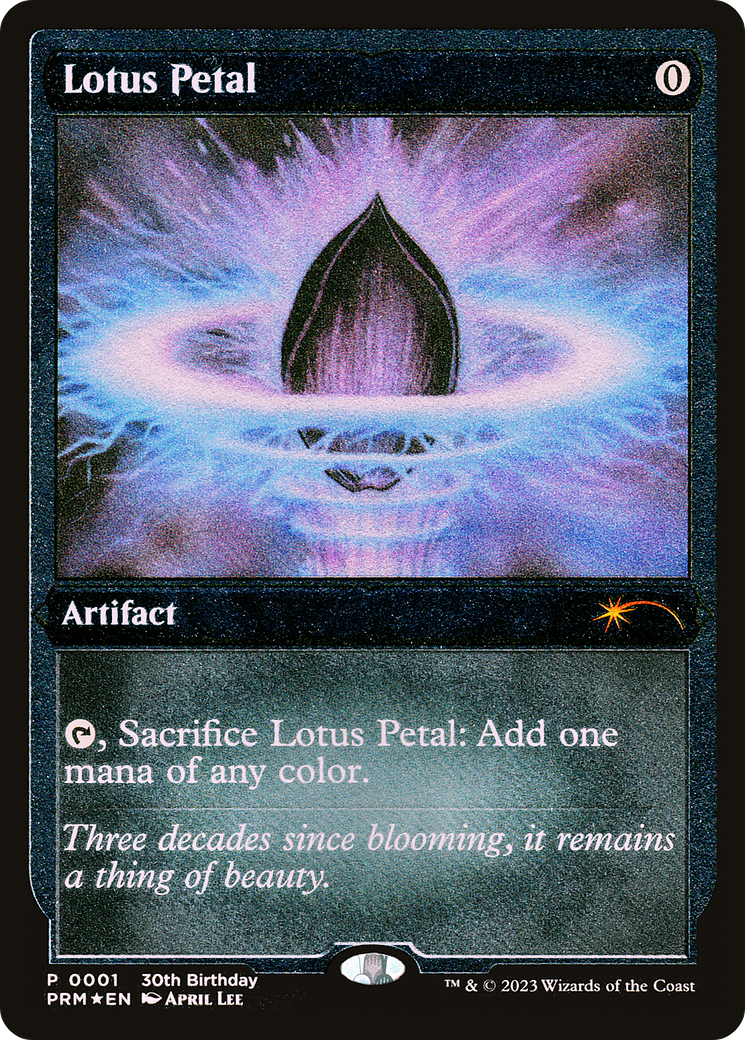 Lotus Petal (Foil Etched) [30th Anniversary Promos] | RetroPlay Games