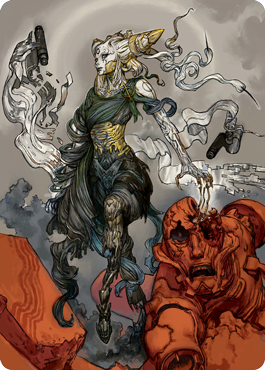 Tamiyo, Compleated Sage Art Card [Kamigawa: Neon Dynasty Art Series] | RetroPlay Games