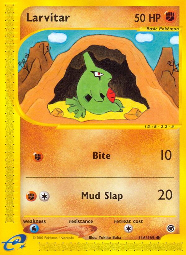 Larvitar (116/165) [Expedition: Base Set] | RetroPlay Games