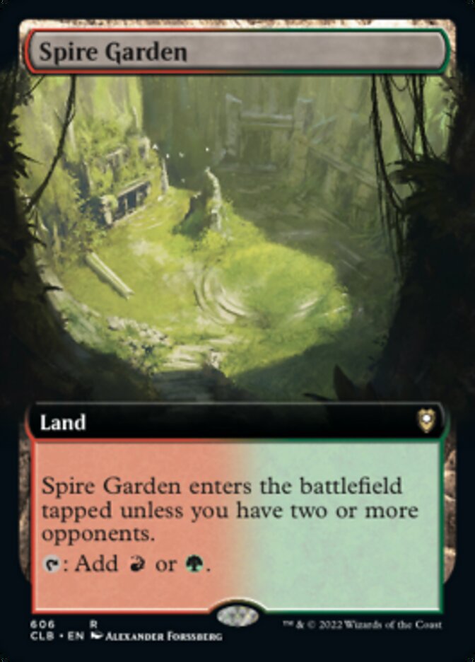 Spire Garden (Extended Art) [Commander Legends: Battle for Baldur's Gate] | RetroPlay Games