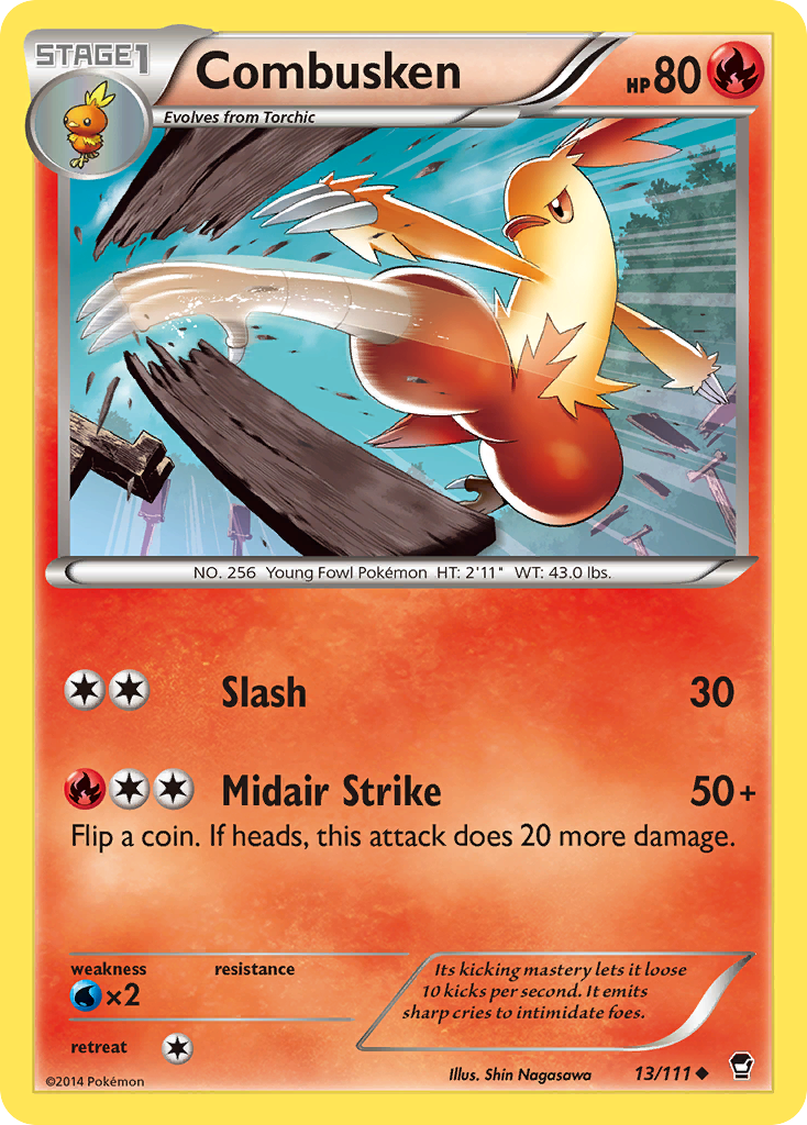 Combusken (13/111) [XY: Furious Fists] | RetroPlay Games