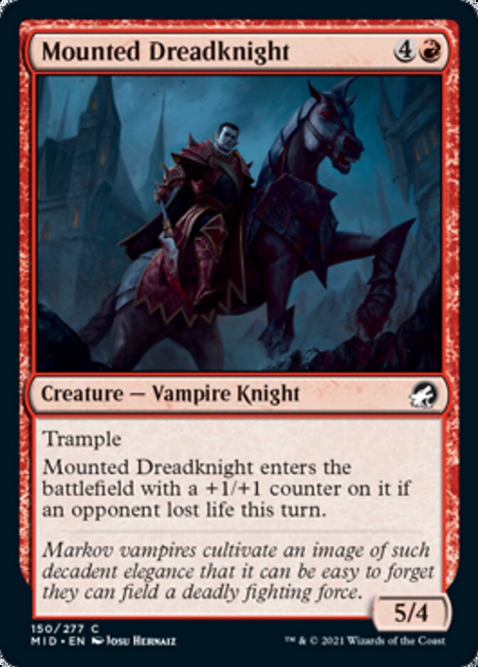 Mounted Dreadknight [Innistrad: Midnight Hunt] | RetroPlay Games