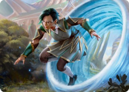 Vortex Runner Art Card [Strixhaven: School of Mages Art Series] | RetroPlay Games