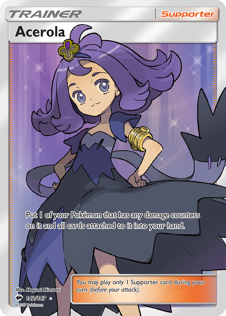 Acerola (142/147) [Sun & Moon: Burning Shadows] | RetroPlay Games