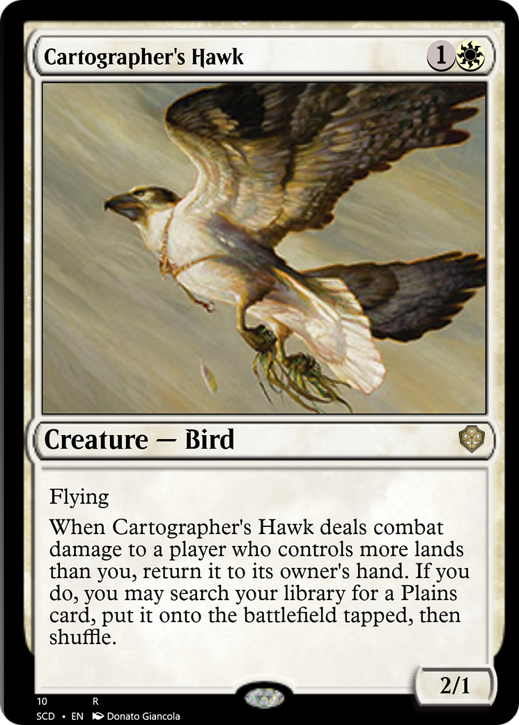 Cartographer's Hawk [Starter Commander Decks] | RetroPlay Games