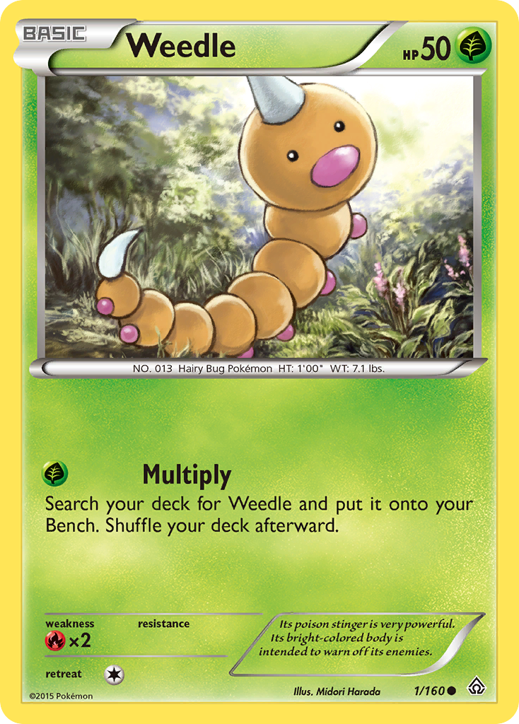 Weedle (1/160) [XY: Primal Clash] | RetroPlay Games