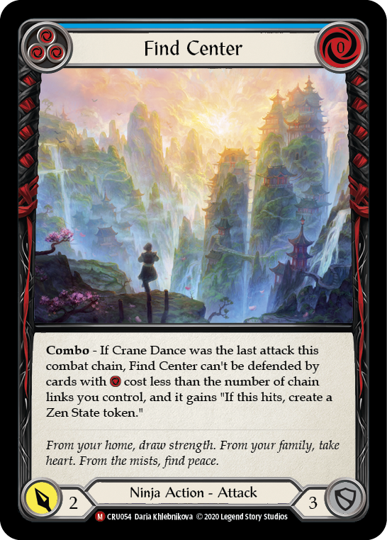 Find Center [CRU054] (Crucible of War)  1st Edition Rainbow Foil | RetroPlay Games