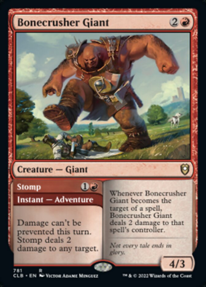 Bonecrusher Giant // Stomp [Commander Legends: Battle for Baldur's Gate] | RetroPlay Games