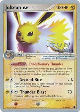 Jolteon ex (109/113) (Flyvees - Jun Hasebe) [World Championships 2007] | RetroPlay Games