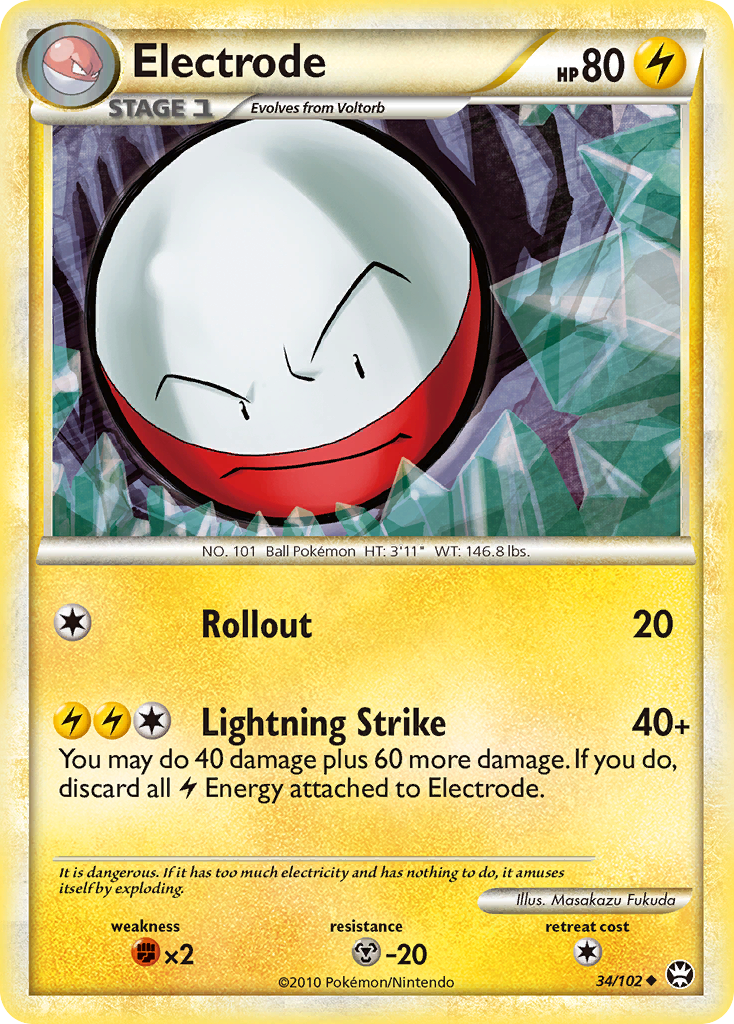 Electrode (34/102) [HeartGold & SoulSilver: Triumphant] | RetroPlay Games