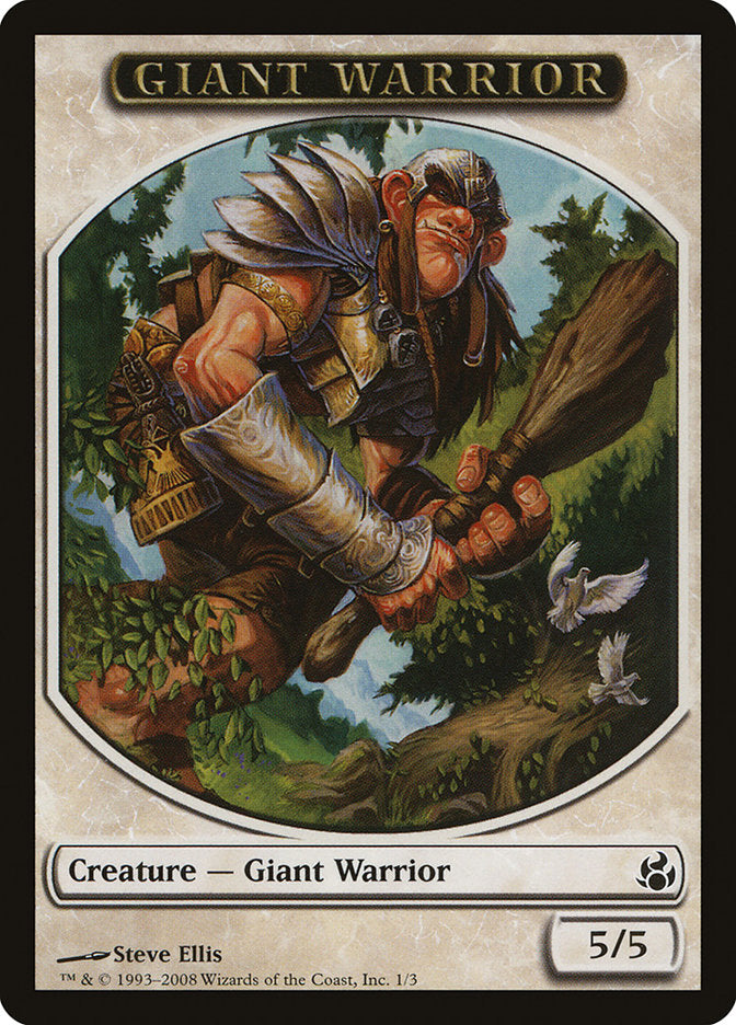 Giant Warrior [Morningtide Tokens] | RetroPlay Games