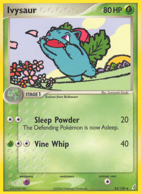 Ivysaur (34/100) [EX: Crystal Guardians] | RetroPlay Games