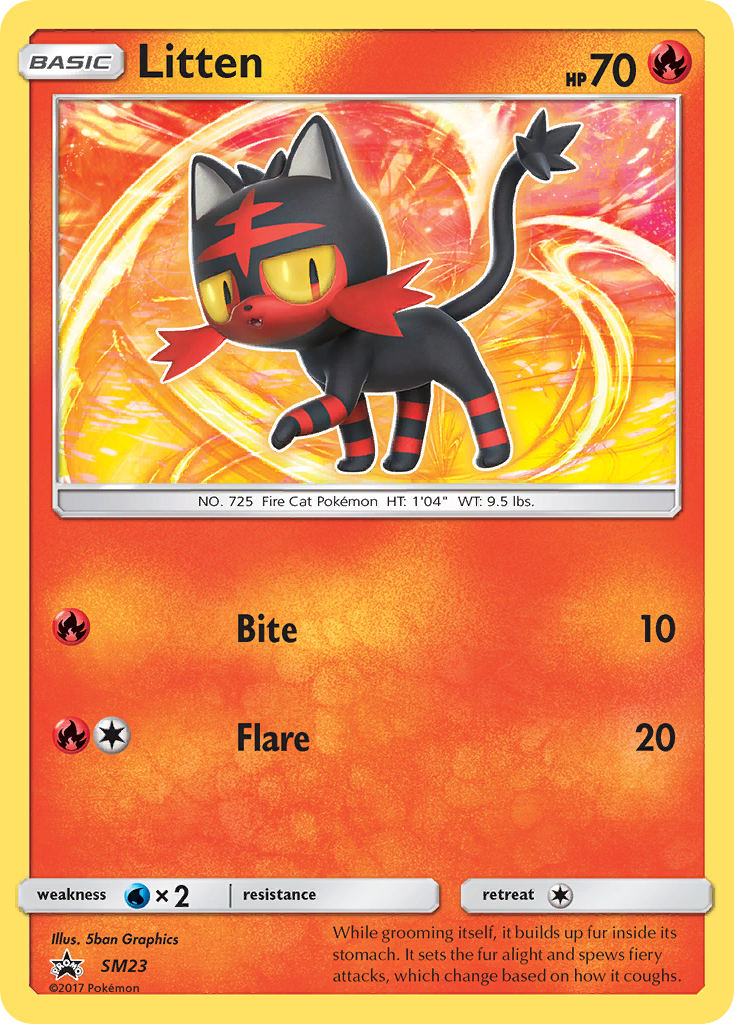 Litten (SM23) [Sun & Moon: Black Star Promos] | RetroPlay Games