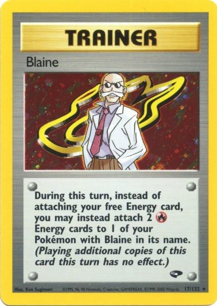 Blaine (17/132) [Gym Challenge Unlimited] | RetroPlay Games