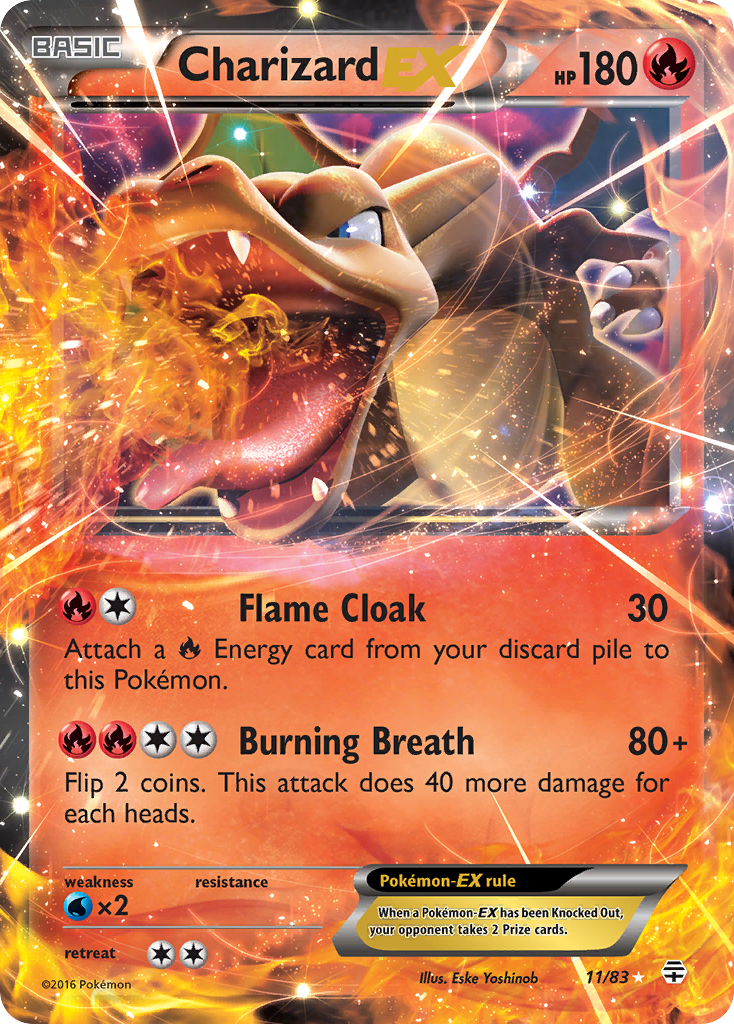 Charizard EX (11/83) [XY: Generations] | RetroPlay Games