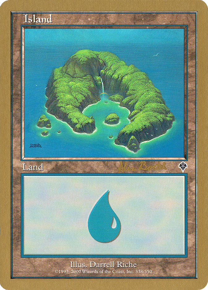 Island (ab338) (Alex Borteh) [World Championship Decks 2001] | RetroPlay Games