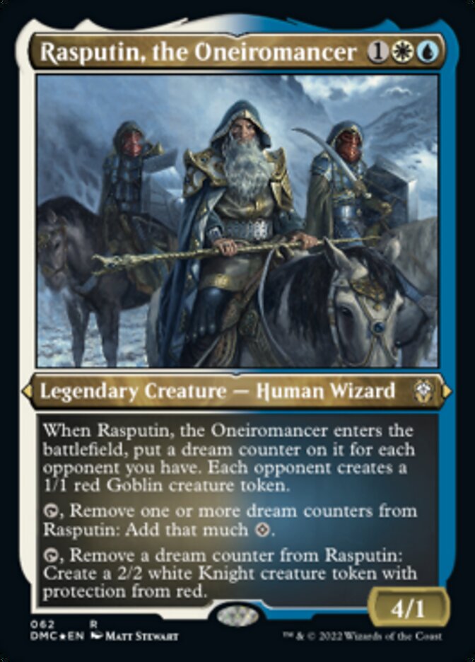Rasputin, the Oneiromancer (Foil Etched) [Dominaria United Commander] | RetroPlay Games