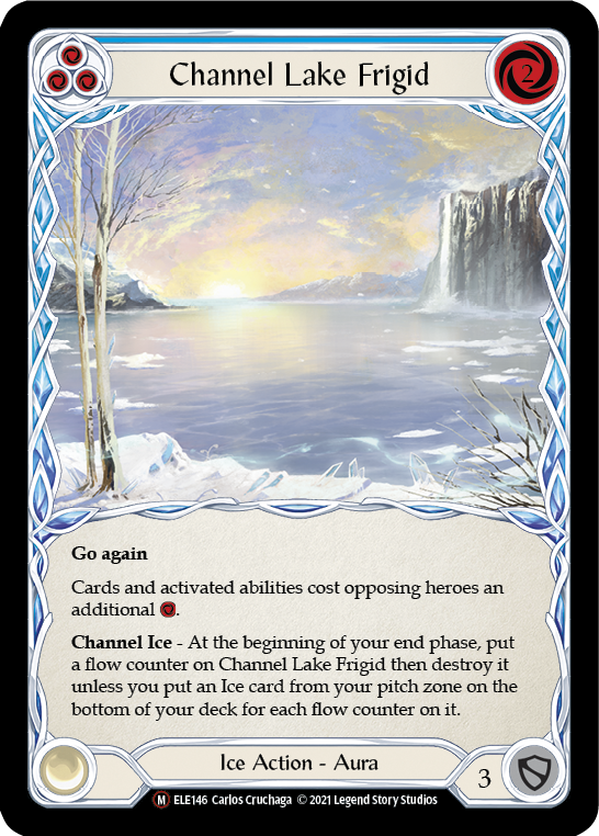 Channel Lake Frigid [U-ELE146] (Tales of Aria Unlimited)  Unlimited Rainbow Foil | RetroPlay Games