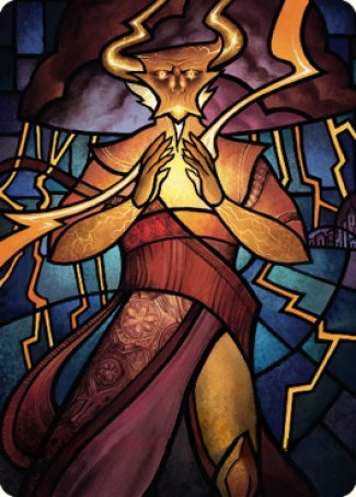 Najal, the Storm Runner Art Card [Dominaria United Art Series] | RetroPlay Games