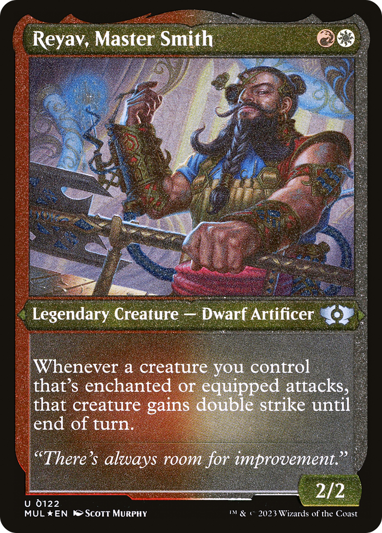 Reyav, Master Smith (Foil Etched) [Multiverse Legends] | RetroPlay Games