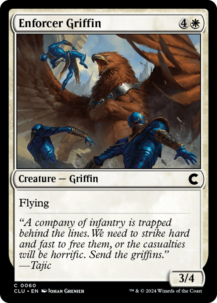 Enforcer Griffin [Ravnica: Clue Edition] | RetroPlay Games