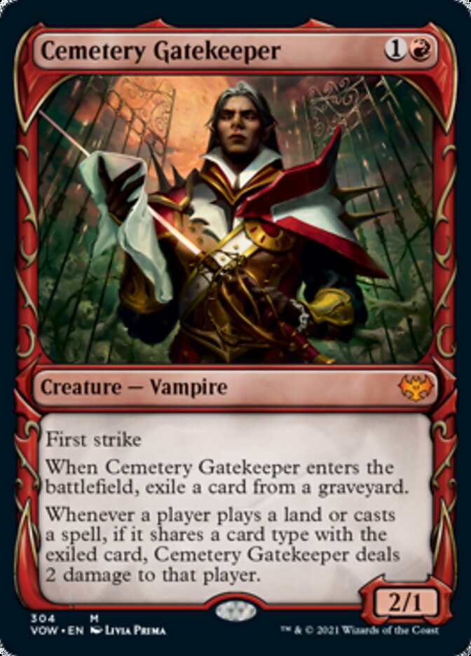 Cemetery Gatekeeper (Showcase Fang Frame) [Innistrad: Crimson Vow] | RetroPlay Games