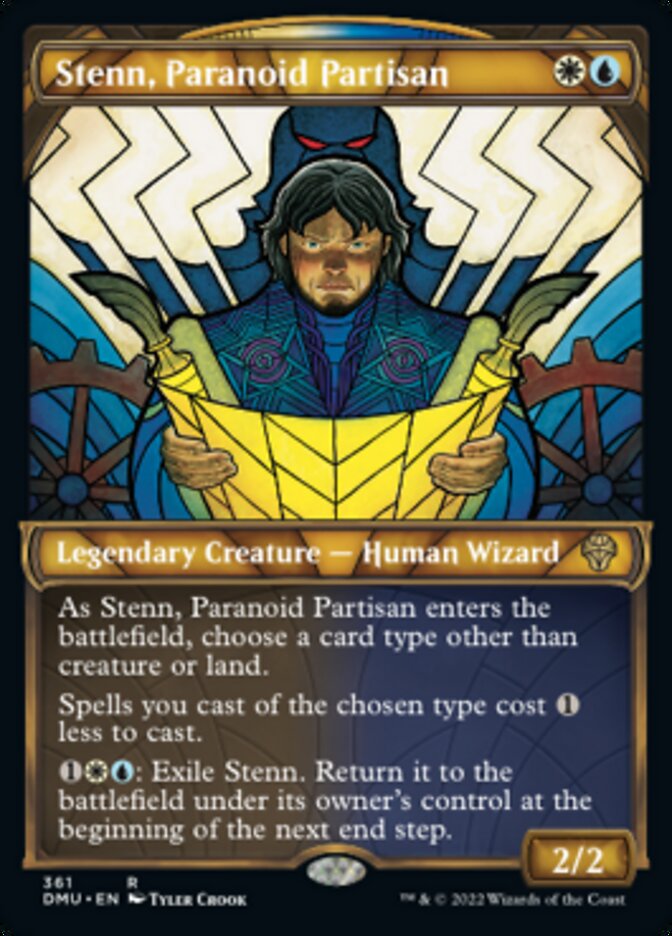 Stenn, Paranoid Partisan (Showcase Textured) [Dominaria United] | RetroPlay Games
