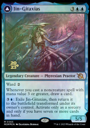 Jin-Gitaxias // The Great Synthesis [March of the Machine Prerelease Promos] | RetroPlay Games