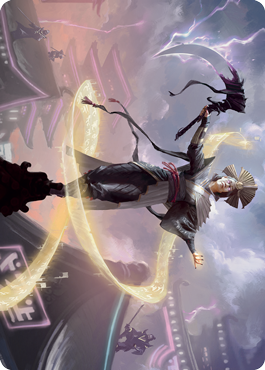 Naomi, Pillar of Order Art Card [Kamigawa: Neon Dynasty Art Series] | RetroPlay Games