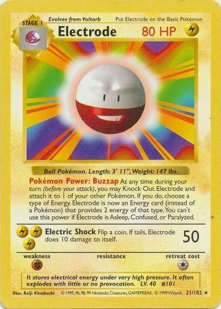Electrode (21/102) [Base Set Shadowless Unlimited] | RetroPlay Games