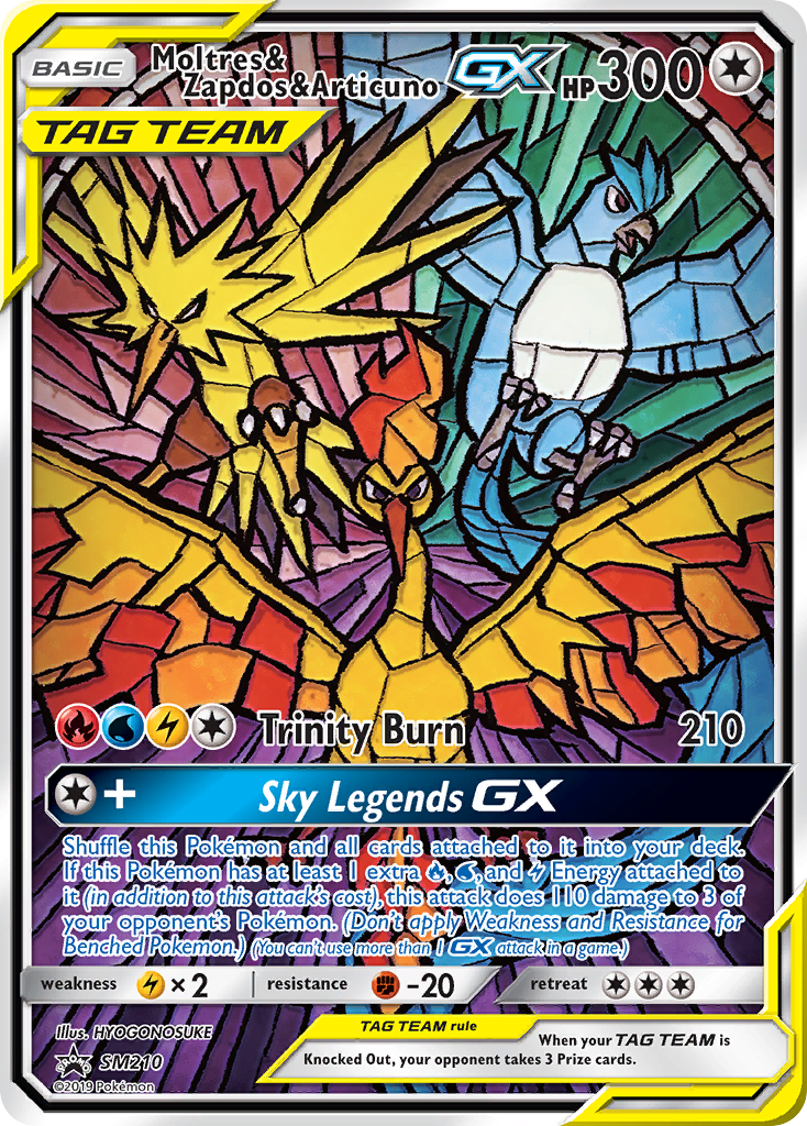 Moltres & Zapdos & Articuno GX (SM210) [Sun & Moon: Black Star Promos] | RetroPlay Games