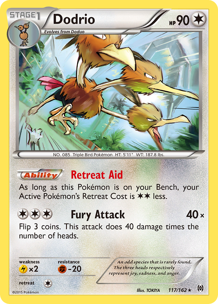 Dodrio (117/162) [XY: BREAKthrough] | RetroPlay Games