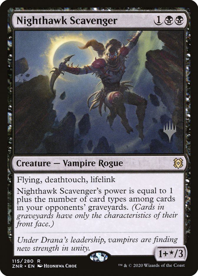 Nighthawk Scavenger (Promo Pack) [Zendikar Rising Promos] | RetroPlay Games