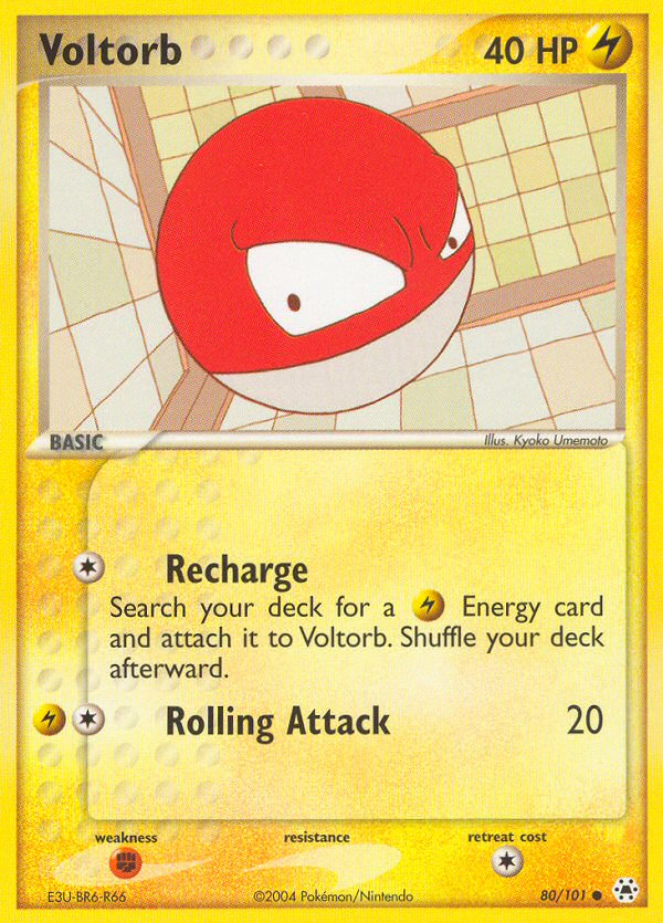 Voltorb (80/101) [EX: Hidden Legends] | RetroPlay Games