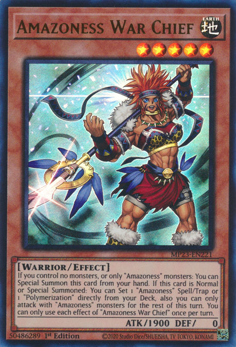 Amazoness War Chief [MP23-EN221] Ultra Rare | RetroPlay Games