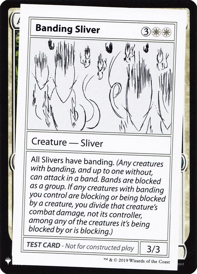 Banding Sliver [Mystery Booster Playtest Cards] | RetroPlay Games