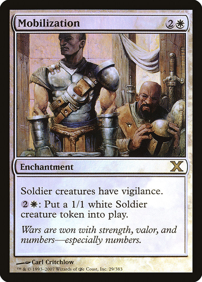 Mobilization (Premium Foil) [Tenth Edition] | RetroPlay Games